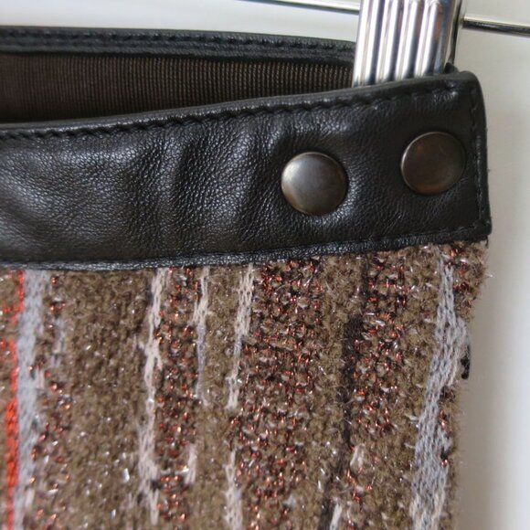 Missoni Slim Knit Trouser Pant With Leather Trim Waist Size 40 - Picture 6 of 14